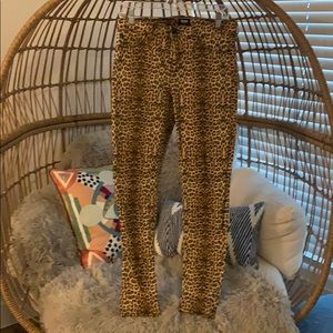 Hudson Leopard print jeans